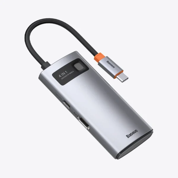 Baseus Metal Gleam Series 4 in 1 Type-C Multifunctional Hub